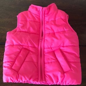 18-24 month pink puffy vest